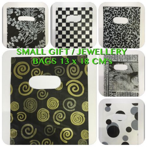 Small Plastic Bags Gift Bags Baggy Jewellery Bag 13 x 18 CM Flower Swirl Leopard