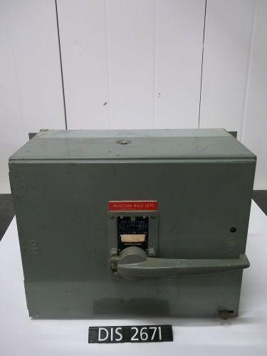 Square d 600 volt 600 amp fused qmb panelboard switch (dis2671) for sale