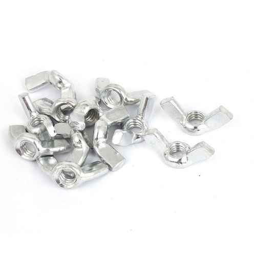 1/4&#034; 6mm female thread stainless steel wingnut butterfly wing nuts 12pcs for sale