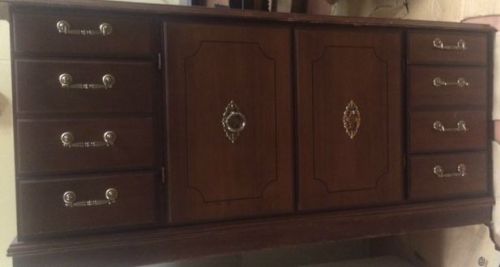 Desk, credenza, bookcases and chairs (41286 pb) for sale