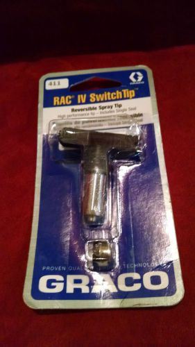 NEW Graco Paint Spray Tip RAC IV 411 Tip Still in package Free Shipping