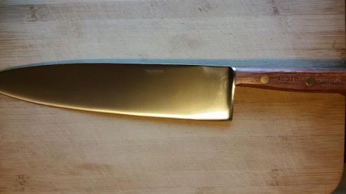 10-inch chef&#039;s knife. connoisseur by dexter russell. rosewood handle.#48910.rare for sale