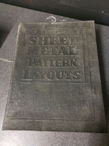 Audels Sheet Metal Pattern Layouts Book 1944 Rare Original Shipping Box 1090 pgs
