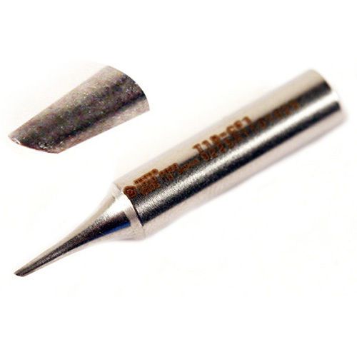 Hakko T18-CF1 T18 Series Face Tinned Beveled Soldering Tip, 60 deg 1.00mm