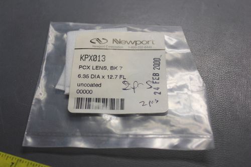 2 NEW NEWPORT BK7 PLANO CONVEX LENS KPX013   (S19-2-158A)