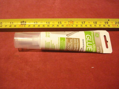 (2190.) GE Household Glue 100% Silicone Clear