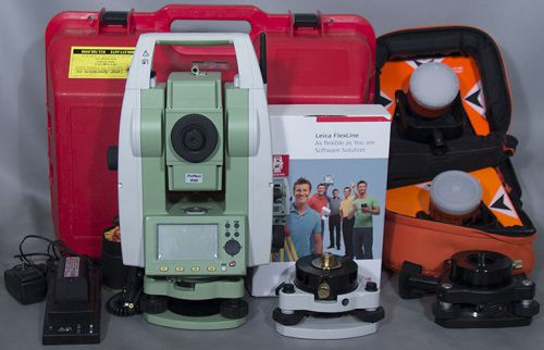 Leica TS02-5&#034; R400 FlexLine Robotic Total Survey Station TS02power-5&#034; +Bluetooth