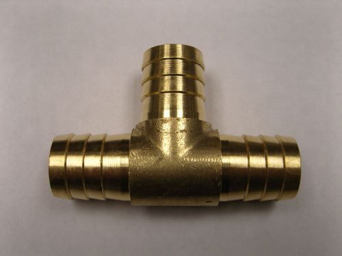 Brass fittings hose barb tee, hose id 3/4&#034; qty 25 for sale
