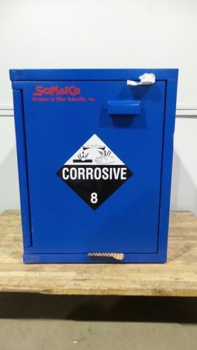Scimatco sc8063 12.5 l cap 21-1/4 in h corrosive safety cabinet for sale