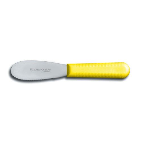 Dexter russell s173scy-pcp, 3 1/2 -inch slip-resistant yellow handle scalloped sandw for sale