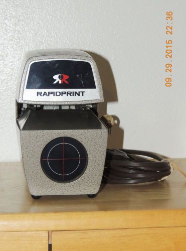 RAPIDPRINT AR-E DATE-TIME-DOCUMENT- STAMP W/KEY