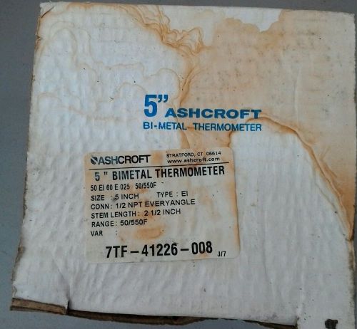 Ashcroft 5&#034; Bimetal Thermometer