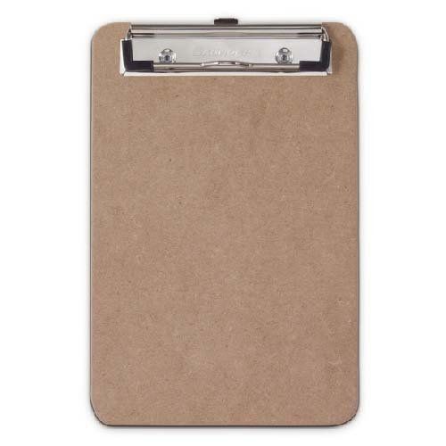 Saunders Recycled Hardboard Clipboard with Low Profile Clip, Memo Size, (5.75