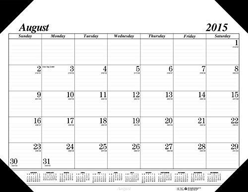 House of Doolittle 2015 - 2016 Academic Year Monthly Desk Pad Calendar, 17