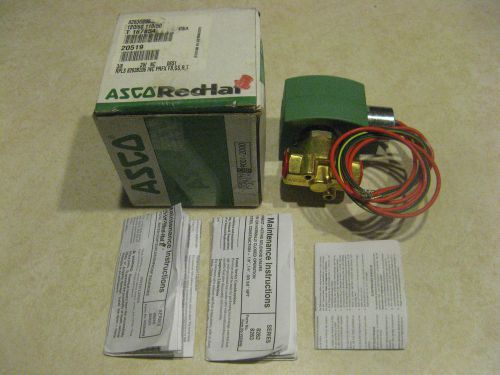 Asco Red-Hat II 3/8&#034; Solenoid 8263G206 NC 120V NIB