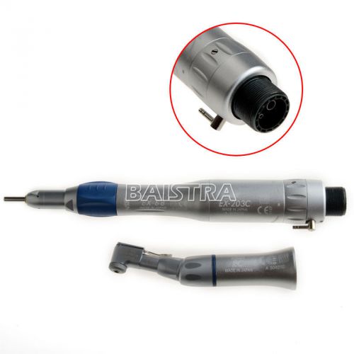 Dental low speed handpiece straight contra angle air motor e-type 2h for sale