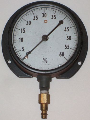 Ashcroft amc4296 pressure gauge used old untested 0-60 steampunk for sale