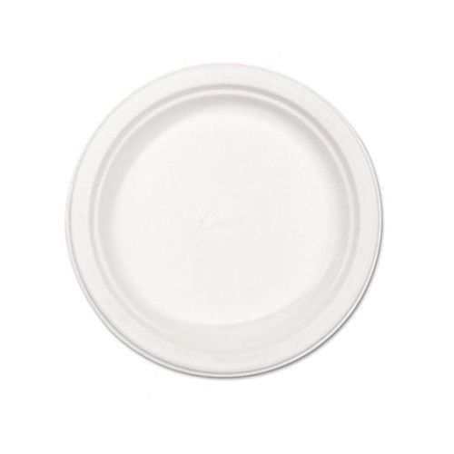 Chinet Classic Paper Plates, 8-3/4&#034; Diameter, White, 125/Pack