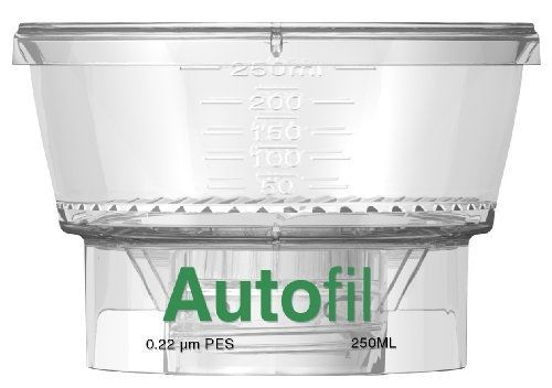 Autofil 1151-RLS Bottle Top Filtration Funnel, 250 ml, 0.2 micrometer PES (Pack
