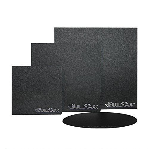 BuildTak 3D Printing Build Surface, 8&#034; x 8&#034; Square, Black (Pack of 3)