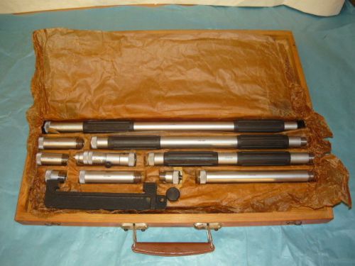 Vintage Metric internal Micrometer set 150-1250 mm grade 0.01 mm