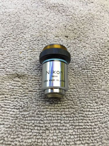 Nikon 40x S40 S 40 0.65 0.17 Microscope Objective 13266