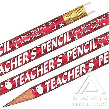 Foil Teacher&#039;s Pencils- 144 pencils per box