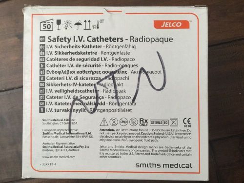 safety I.V. Catheters Radiopaque 20G X 1 1/4&#034;  ProtectIV Smith Medical REF 3056
