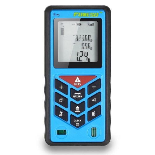 Foneso F70 Laser Distance Measurer 70m(229ft) Handheld Measuring Tool with Ba...