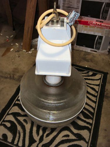 HOLOPHANE Hanging Light Fixtures Glass Dome with ballast and bulbs NEW?