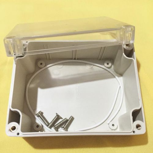 Stylish Transparent Plastic Project Box Case Electronic DIY Instrument