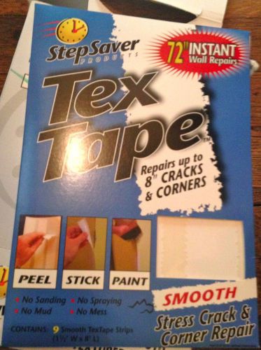 Drywall Crack &amp; Corner Repair smooth finish TEXTAPE #2 seen TV peel stick paint