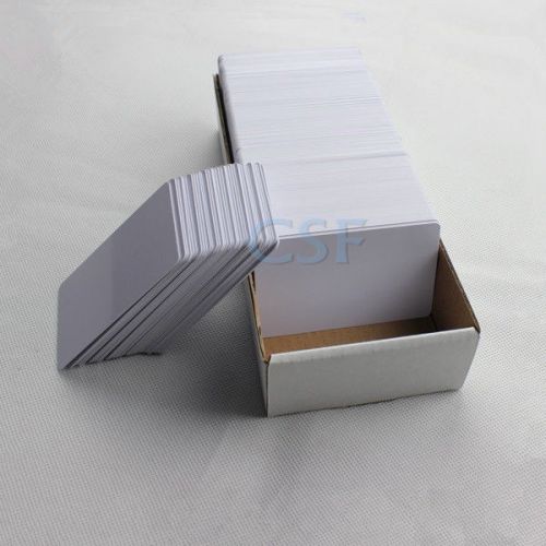 Inkjet pvc card set - 50 inkjet pvc card + 1 id card tray for epson printer r200 for sale