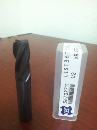 Osg #36702711 1/2&#034; x 1/2&#034; x 1&#034; x 3&#034; 4f wxl carbide corner radius end mill for sale