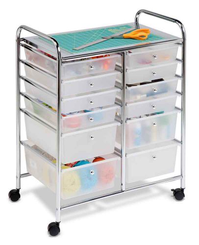 12 drawer studio organizer cart [id 134844] for sale