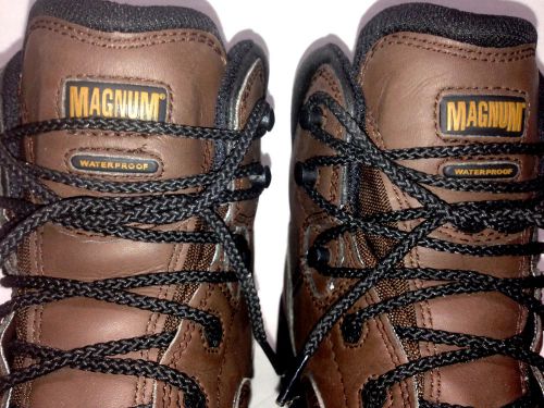 MAGNUM ion-mask Waterproof  Flex-sole Protective Work Boots, men&#039;s sz 10