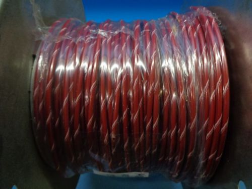 431ft) M16878/3BLE29 12 AWG 19 CONDUCTOR 3000V RED w/ WHITE STRIPE MILITARY WIRE
