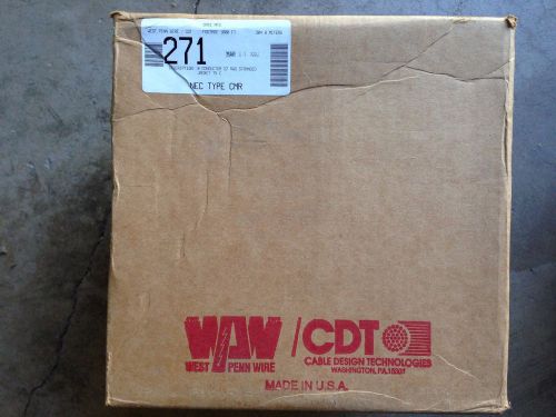 1000&#039; West Penn 271 8 COND 22 (7X30) BARE CMR Wire Cable
