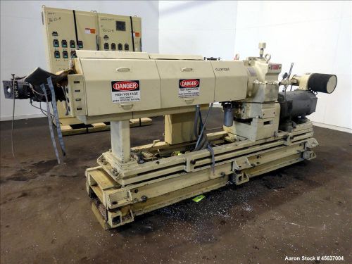 Used- Graham Engineering 2-1/2&#034; Single Screw Extruder, Model 2524. 24 to 1 L/D R