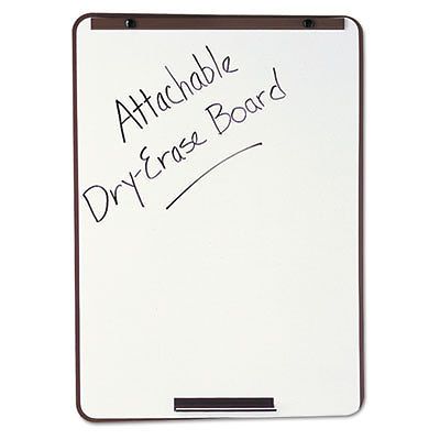 Oval Dry-Erase Board, 29 x 40, Metallic Bronze Finish Steel, Framed, 1 Each