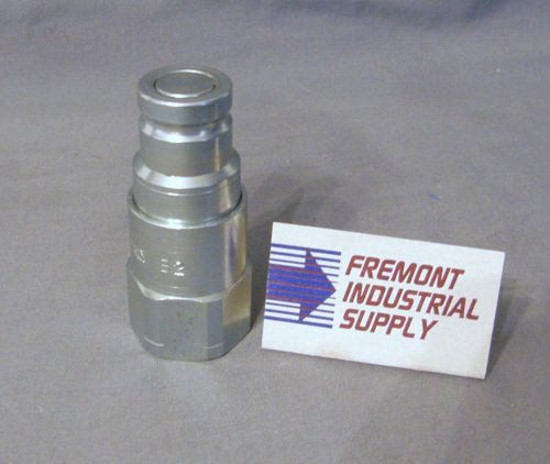 (Qty of 10) Hydraulic flush face quick coupler male end ISO 16028 3/8&#034; NPT