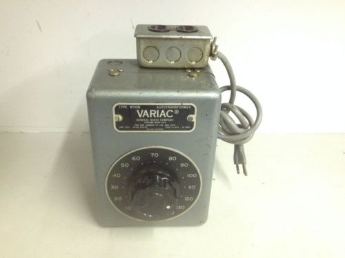 Vintage General Radio Variac W10M Variable Autotransformer 140V 10A 1.4kVa