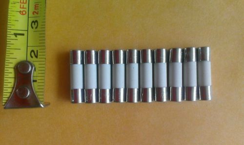 10 PCS  CERAMIC FUSE   2 AMPS  250V   5mm x 20mm   FAST-SAME DAY SHIPPING.!