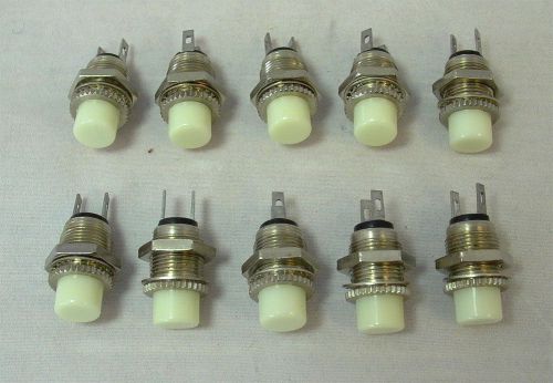 10 NOS Panel Pilot Lamp Holders