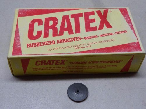 Grobet USA Cratex Rubberized Abrasive Wheels, Size 1&#034; Knife, Coarse, 100ct- 0675