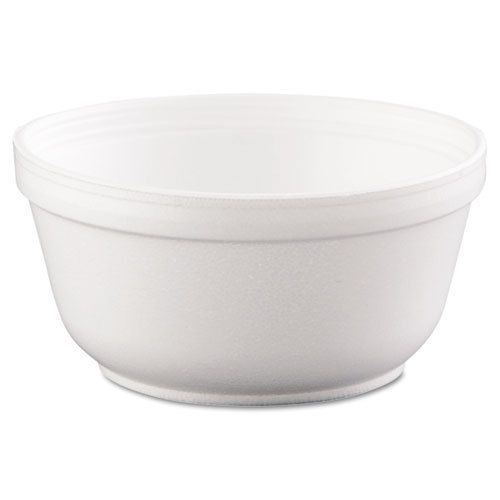 Insulated Foam Bowls, 12oz, White, 50/Pack, 20 Packs/Carton