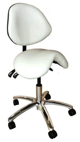 Galaxy 2030 Ergonomic Dental Saddle Stool Doctor&#039;s Seat Contoured Chair