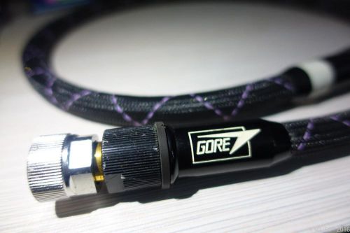 GORE Purple Black Polymer Braid FB VNA RF 26.5GHz APC-7 Test Cable For Agilent