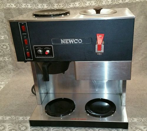 Commercial NEWCO 3 pot Pour Over / Automatic COFFEE maker Brewer refurb RD3AF
