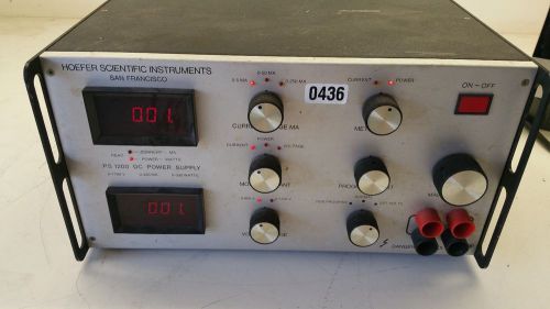 Hoefer scientific instruments ps 1200 dc power supply for sale
